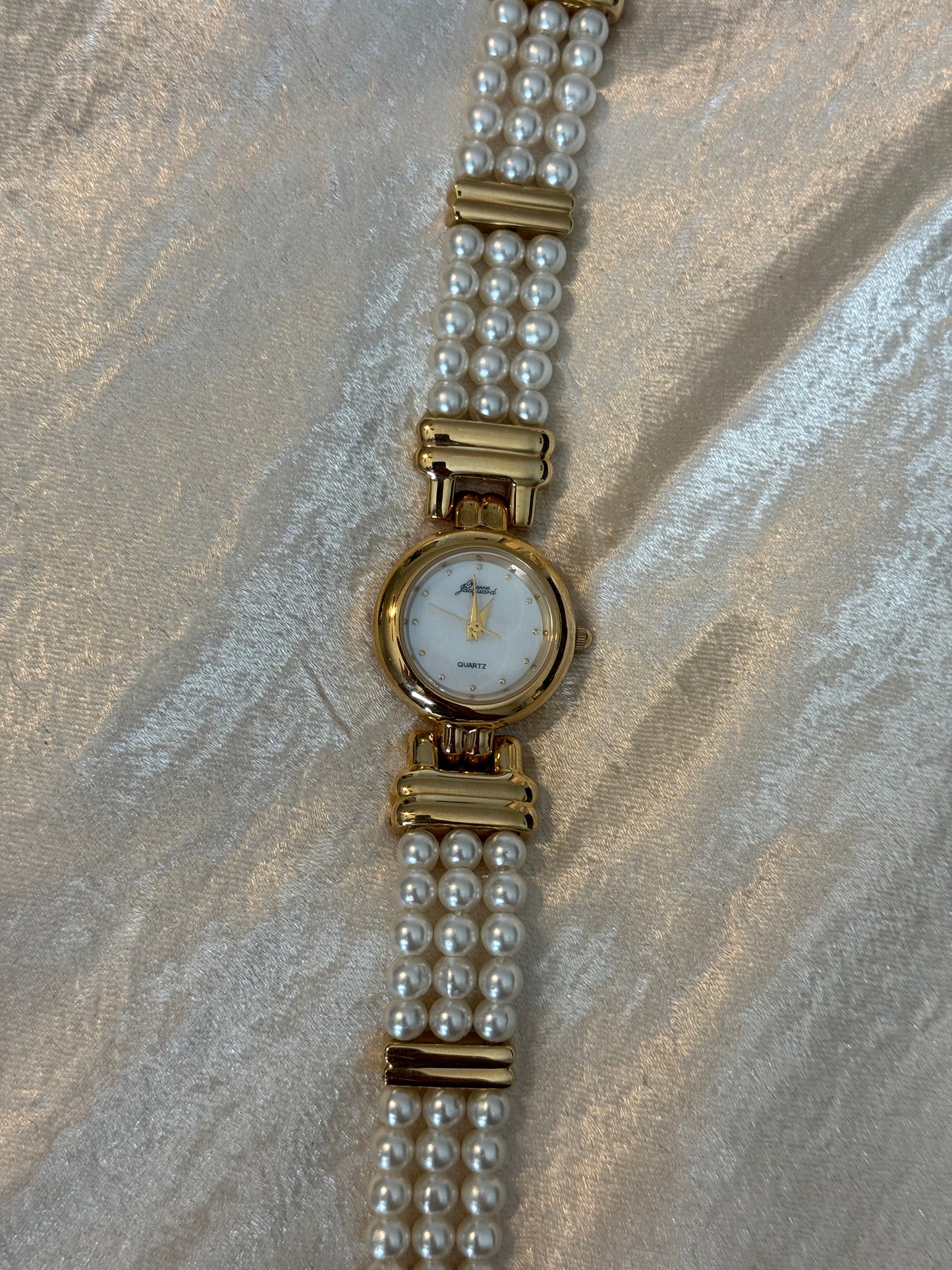 Vintage Pierre Jacquard Pearl Watch